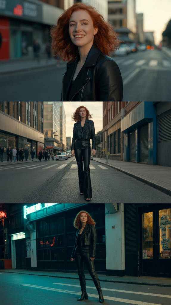  All-Black Leather Ensemble