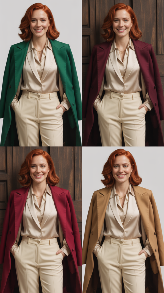  All-Cream Monochrome with Statement Coat