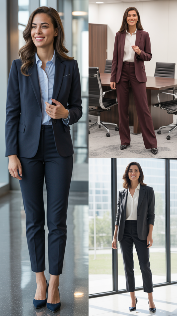 Ankle Pants with Blazer