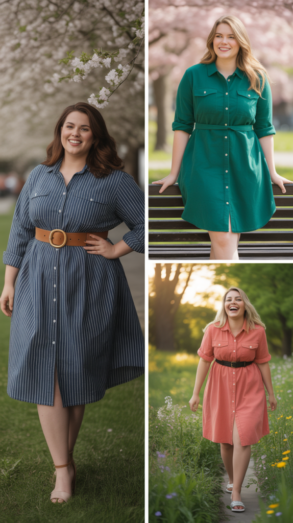 Button-Down Shirt Dress