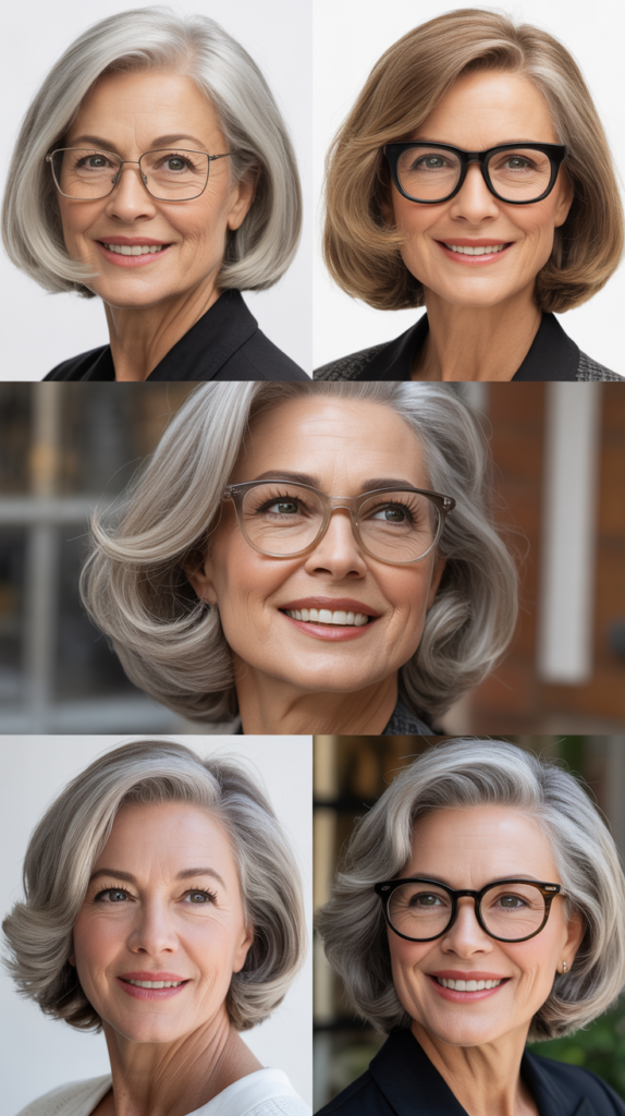 Classic Bob Cuts for Glasses