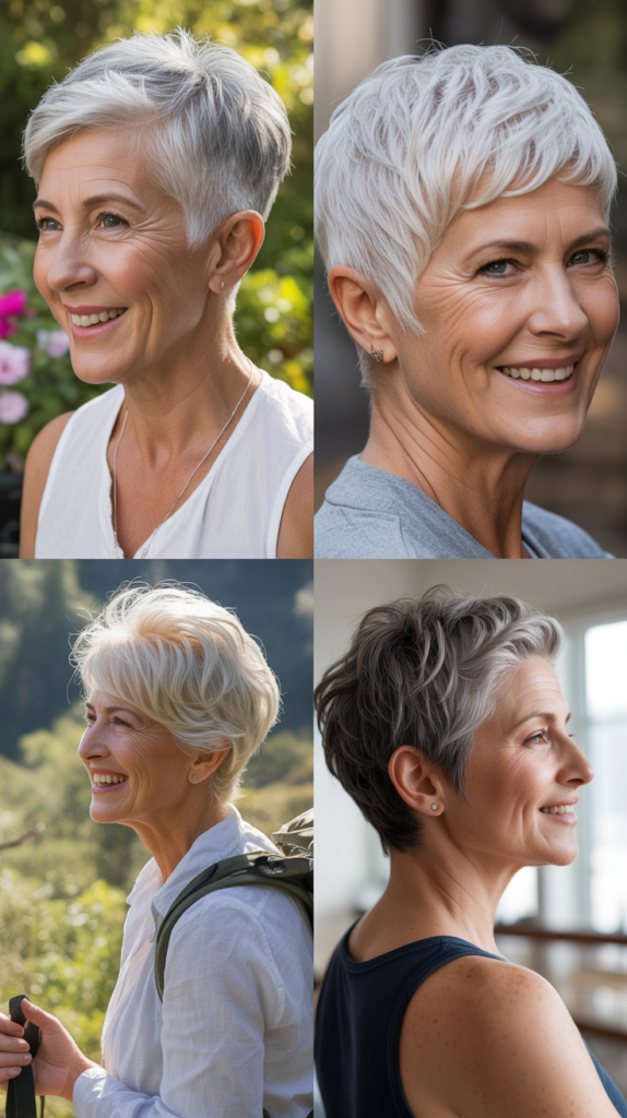 Cropped Pixie with Tapered Nape