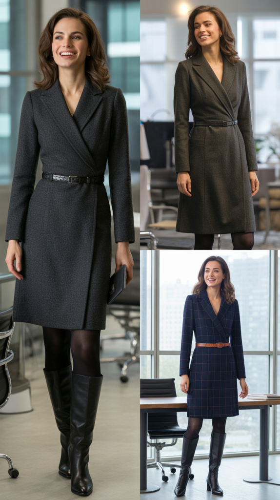  Wool Wrap Dress for Versatile Style