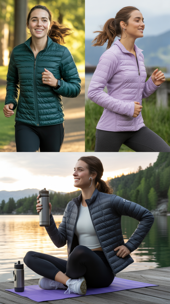 Quilted Jacket with Athleisure