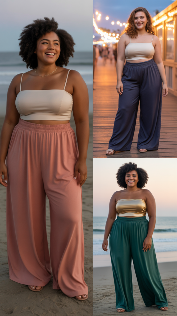 Palazzo Pants with Tube Top