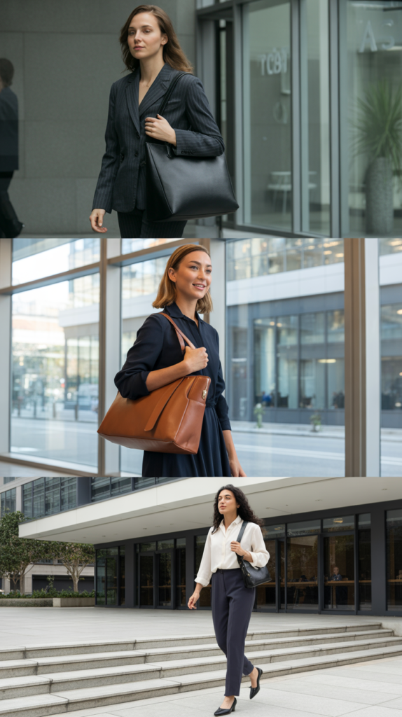The Structured Handbag Coordination