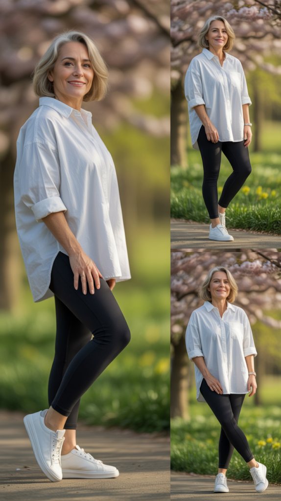  Oversized Shirt with Leggings