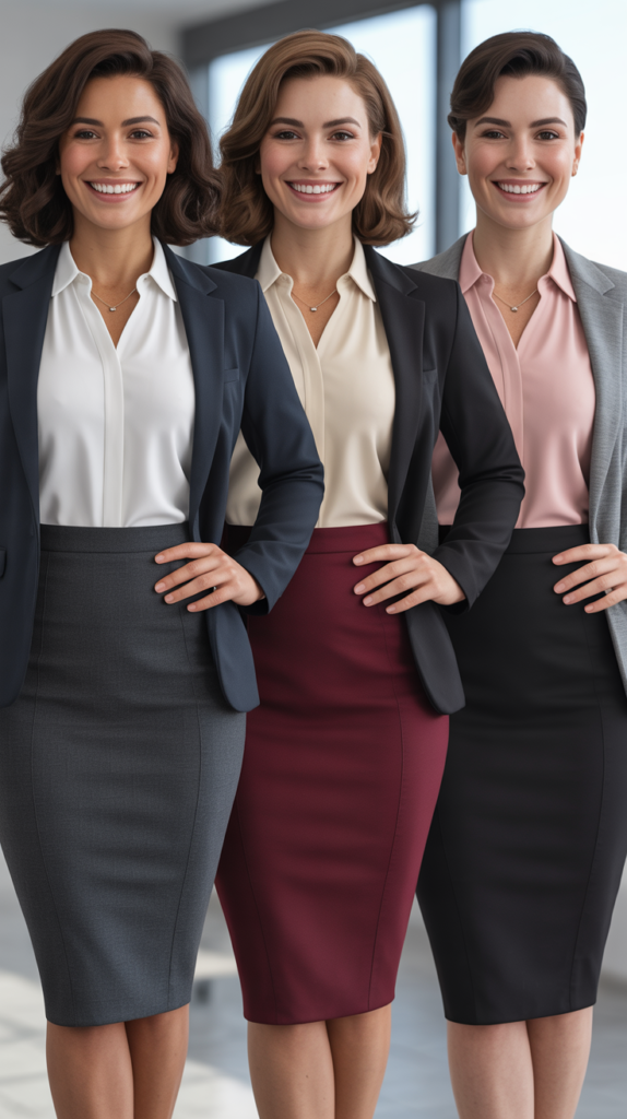 Structured Pencil Skirt