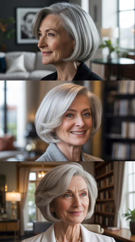 Sleek Side-Parted Bob