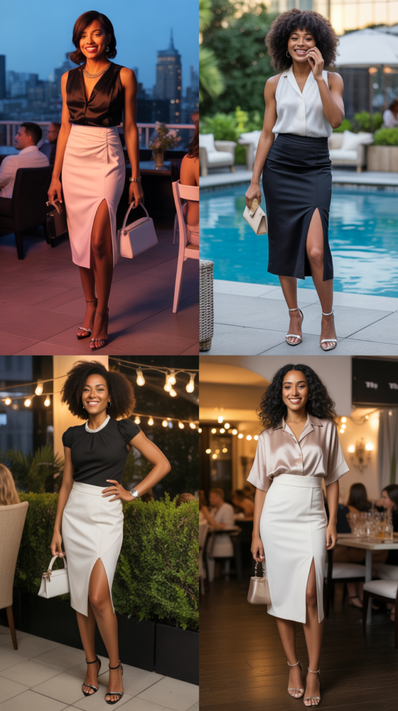 Pencil Skirts With Side Slits