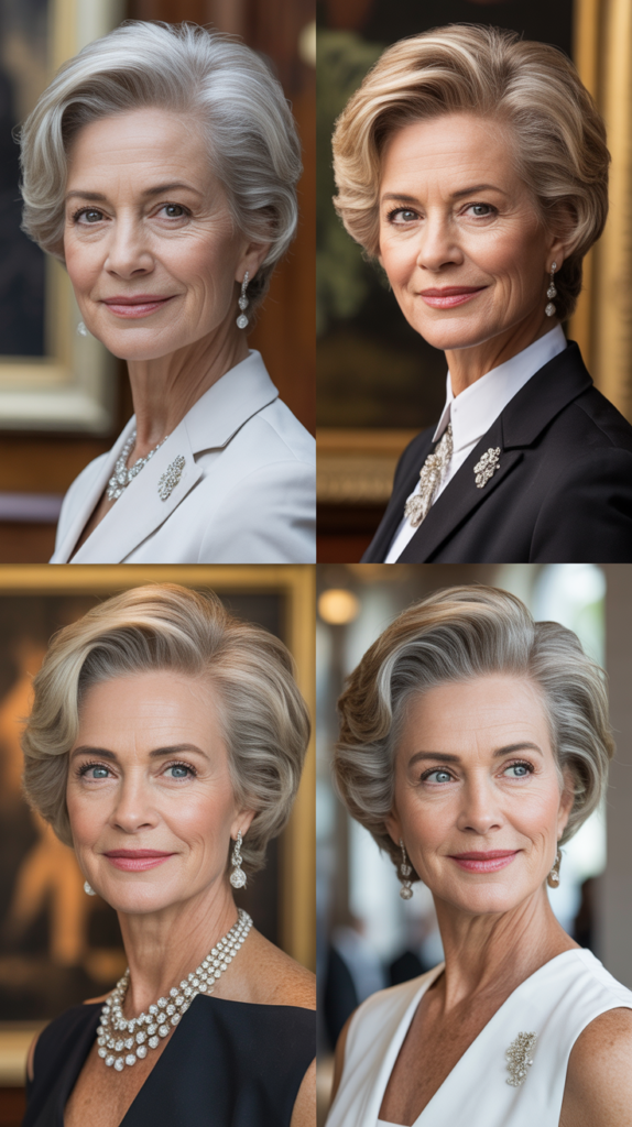 Swept-Back Crown Styles