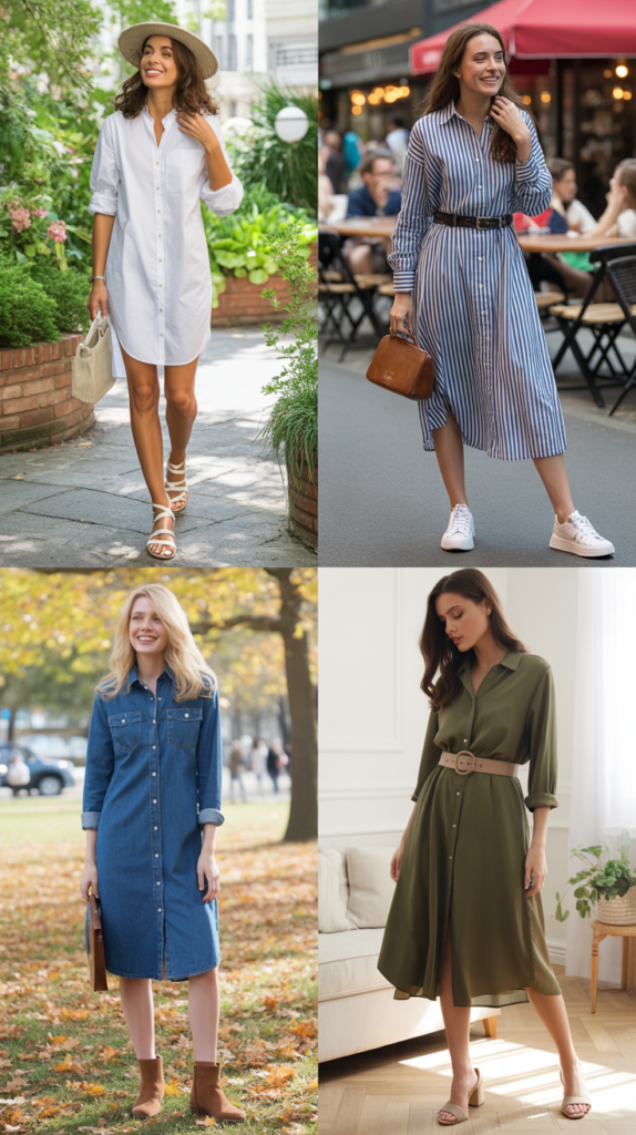 Button-Down Shirt Dress