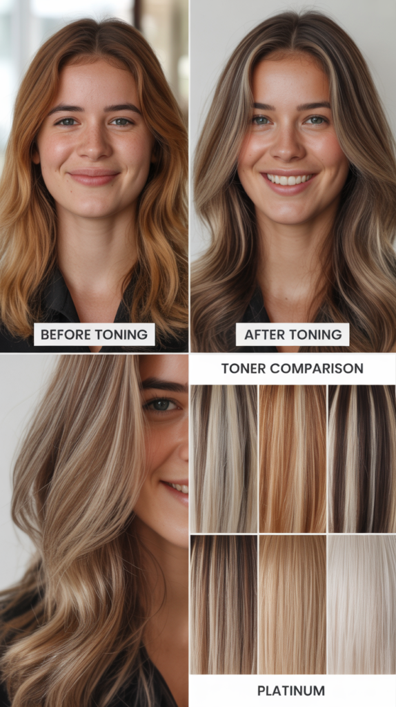 Highlights with Toner for Custom Color