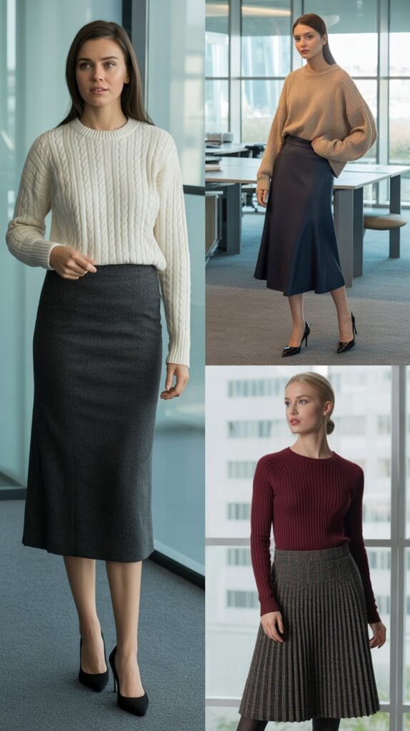 Sweater and Skirt Pairing