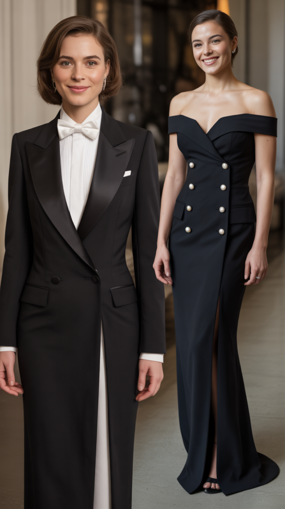 Tuxedo Dresses For Formal Events