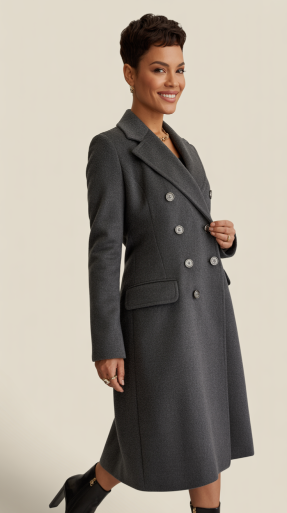  The Double-Breasted Coat Dress