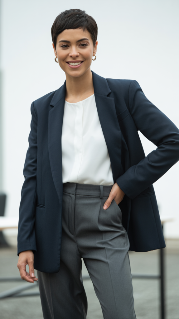 The Power Blazer Look