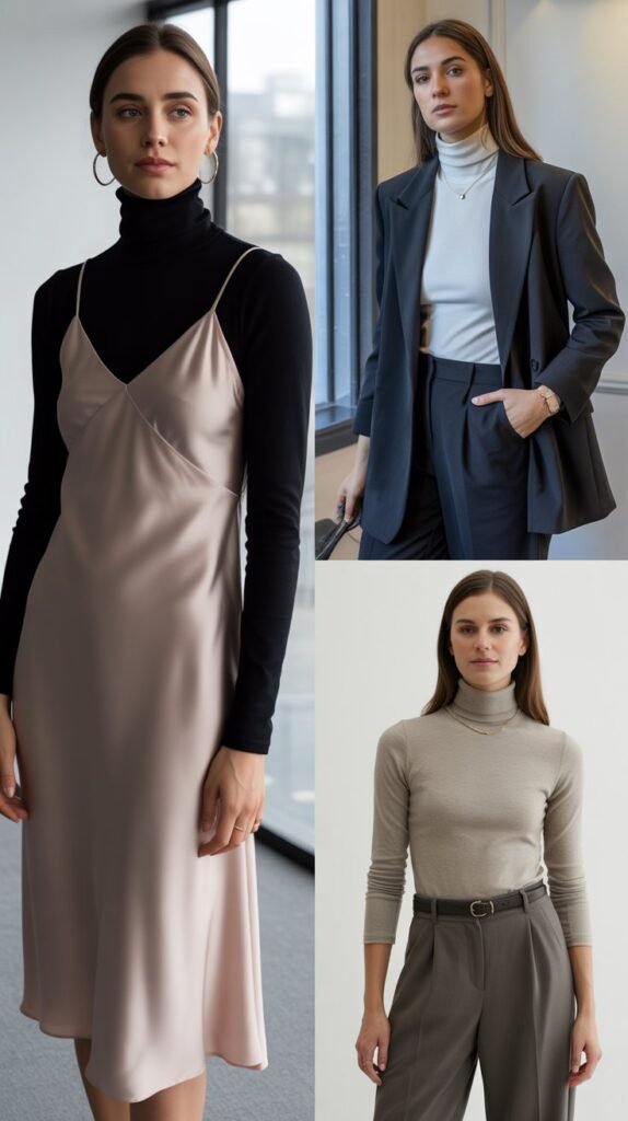 Turtleneck Under Everything