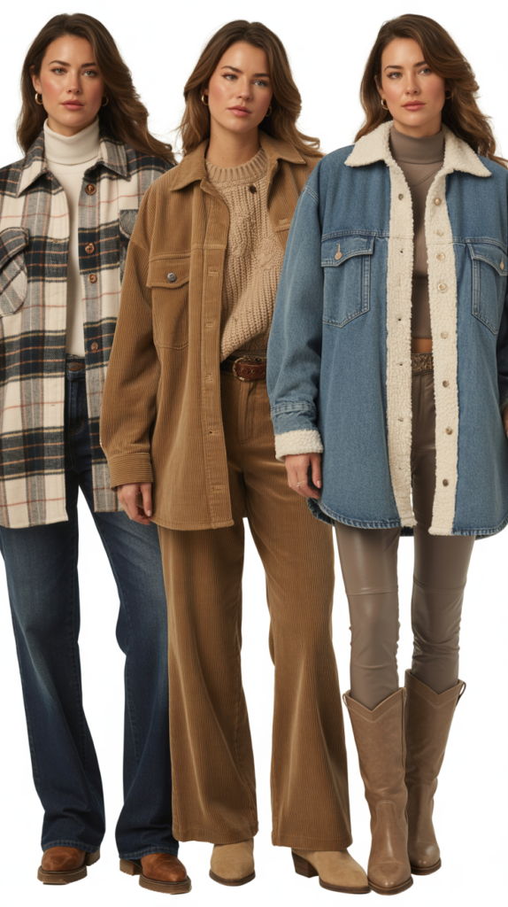 Shacket (Shirt-Jacket) Layer