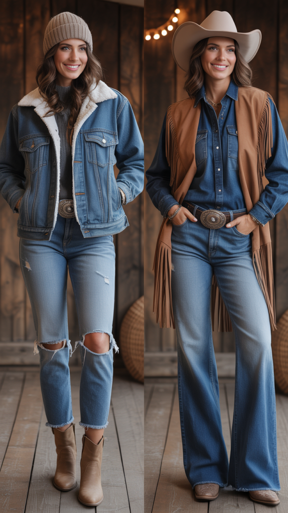 Mixed Denim Textures