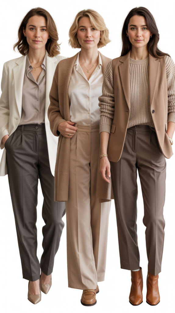 Neutral Tones Layered Look