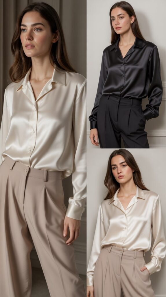  The Silk or Satin Blouse