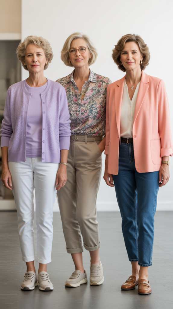 Casual Spring Outfits for Women Over 60