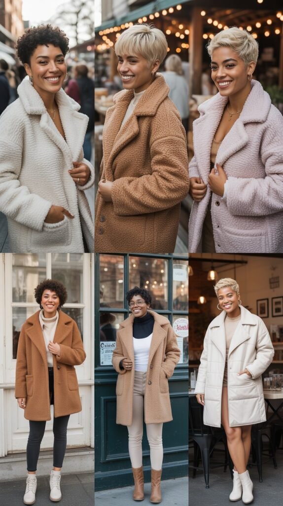 The Teddy Coat and Leggings Cozy Style