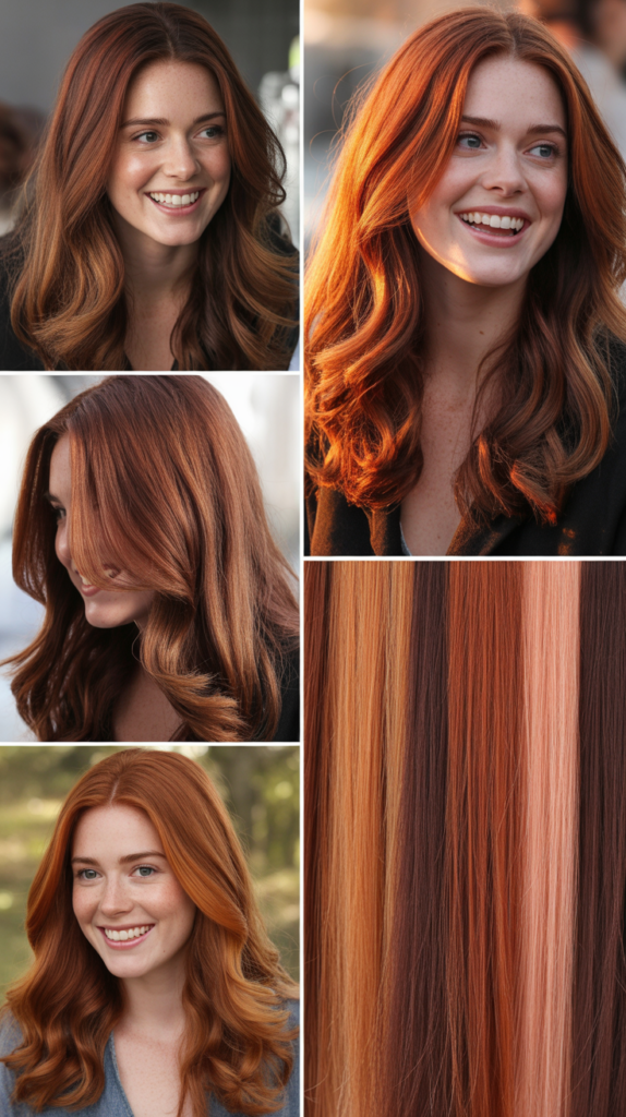 Subtle Red-Brown Highlights