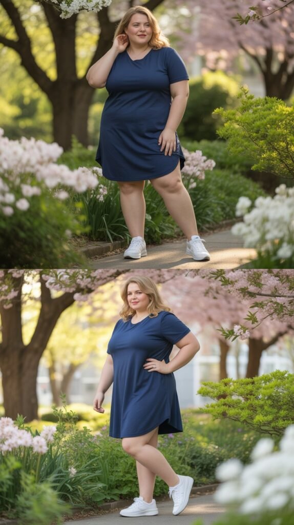  Athleisure Dress with Sneakers