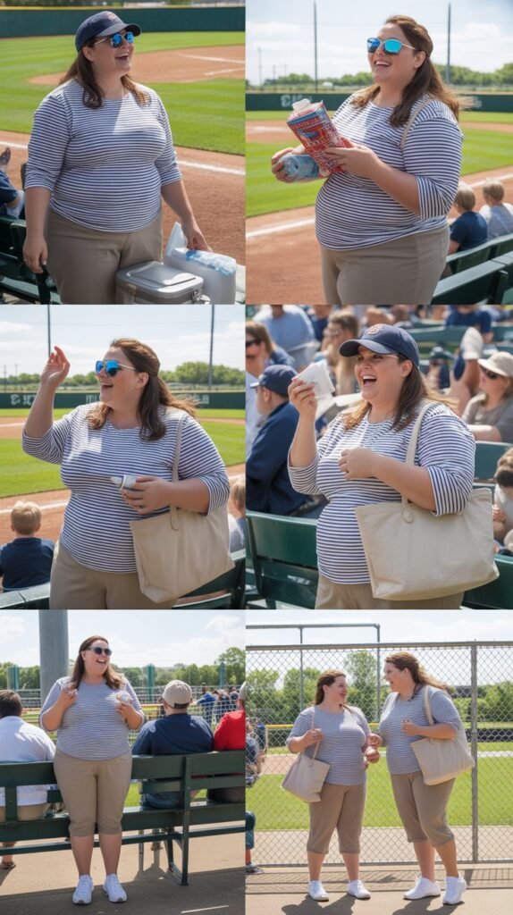  Striped Tee and Capri Pants
