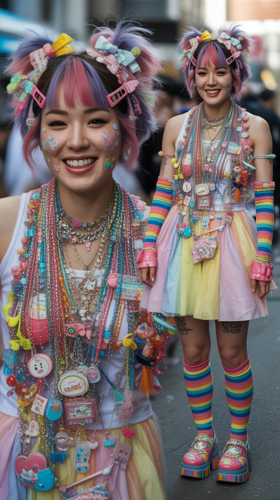 Decora Kei Rainbow Explosion