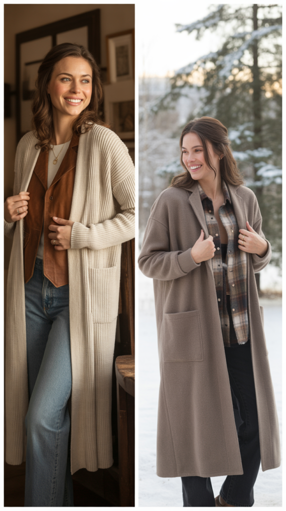 Long Duster Cardigan