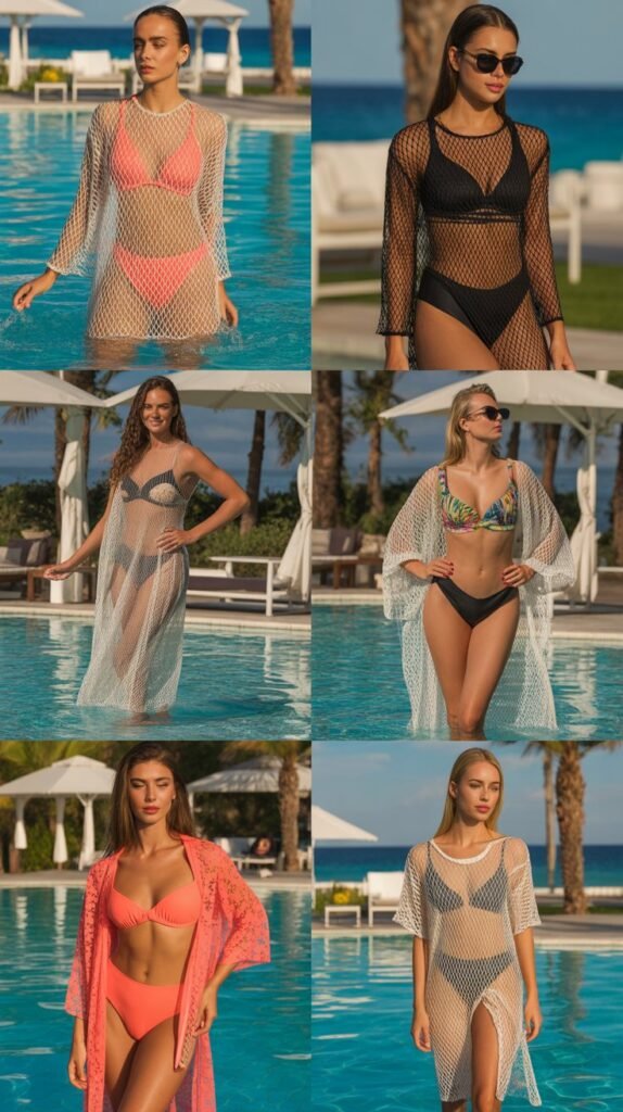 Matching Bikini Set with Sarong Skirt