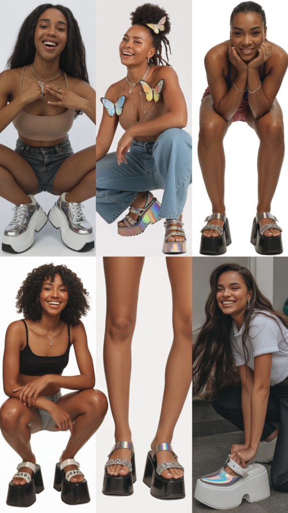 Platform Sneakers and Shoes