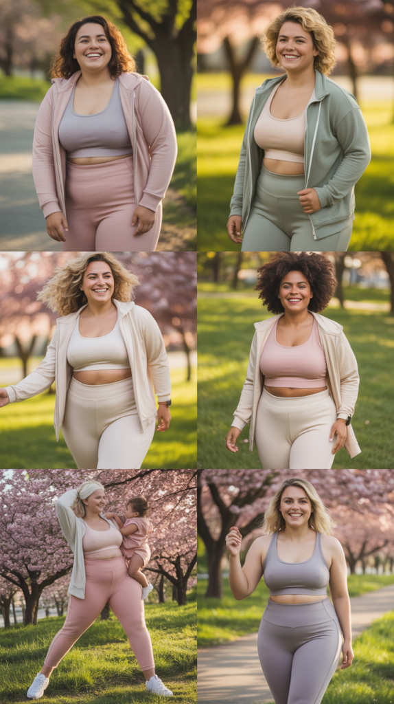 Athleisure Set in Matching Colors