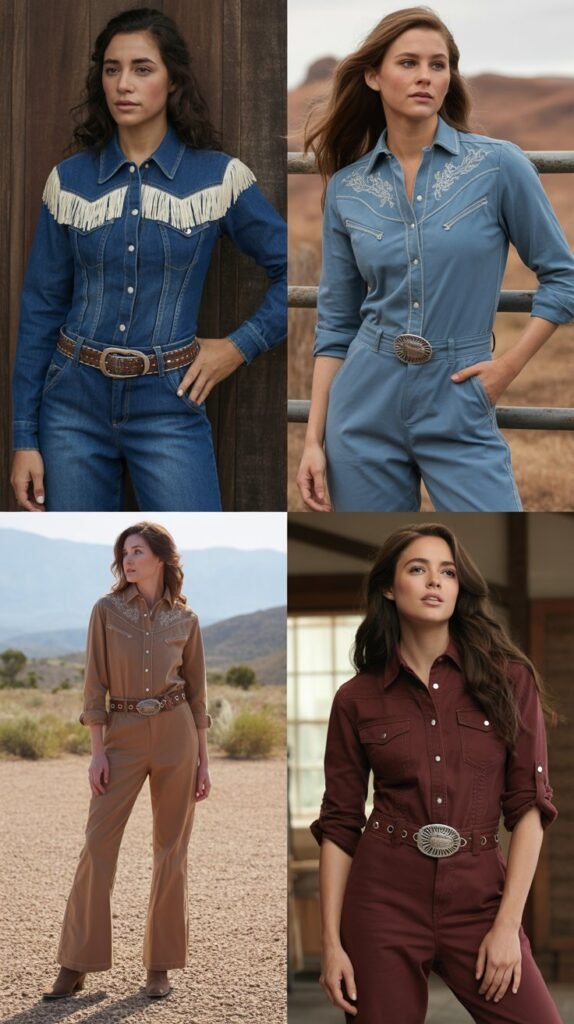  Western-Style Jumpsuit Or Romper