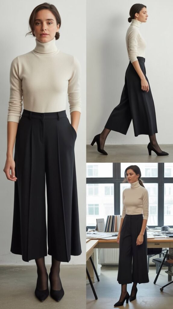 . Culottes with Fitted Top