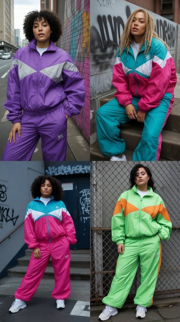 Baggy Windbreaker Set