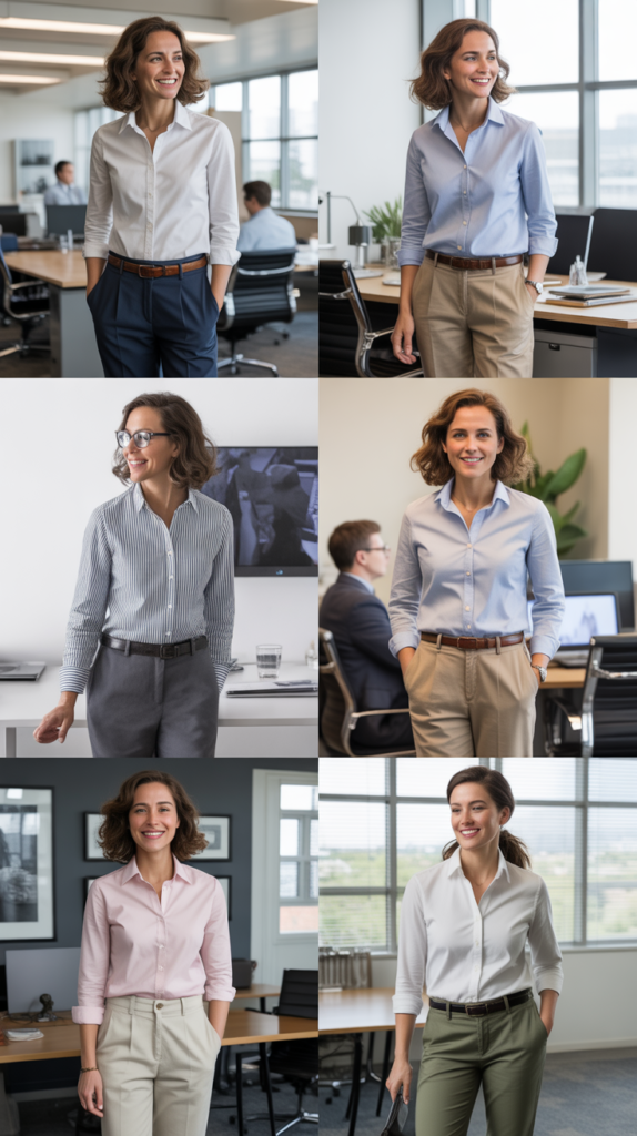  Button-Down Shirt with Chinos