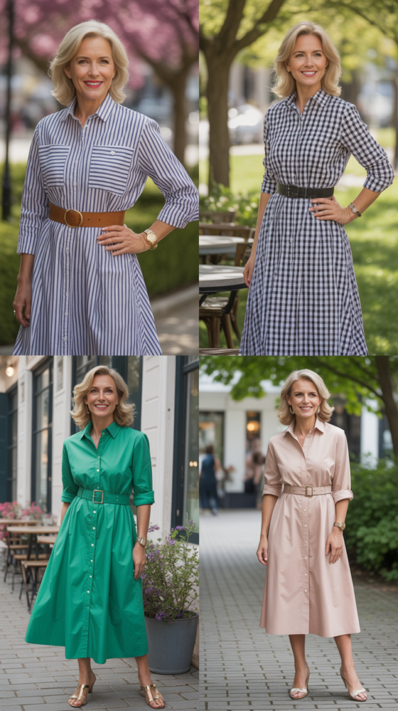 The Elegant Shirt Dress