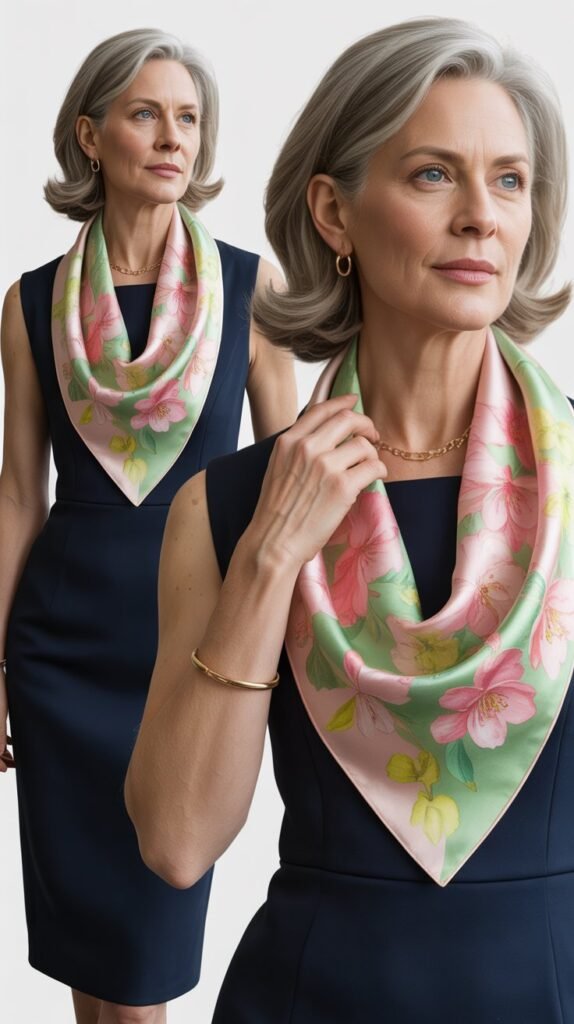 Printed Scarf as Statement Piece