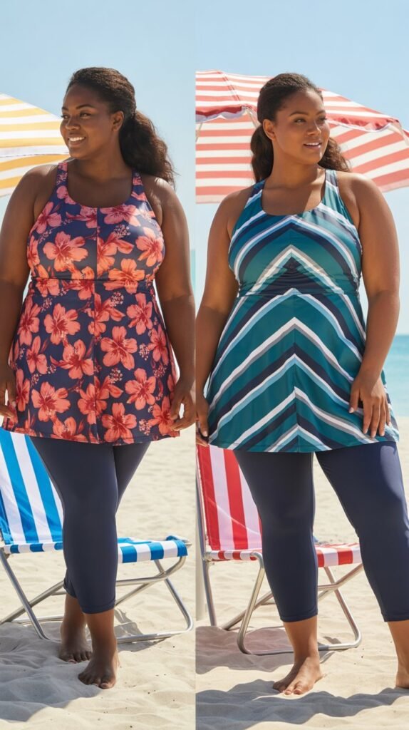 Swim Dress with Leggings