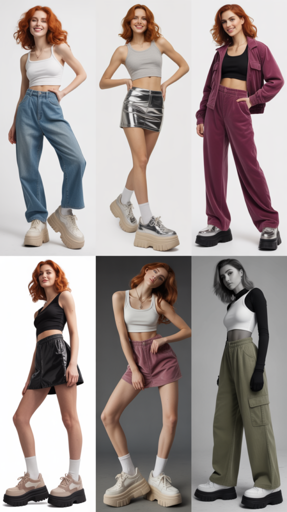 Platform Sneakers with Everything