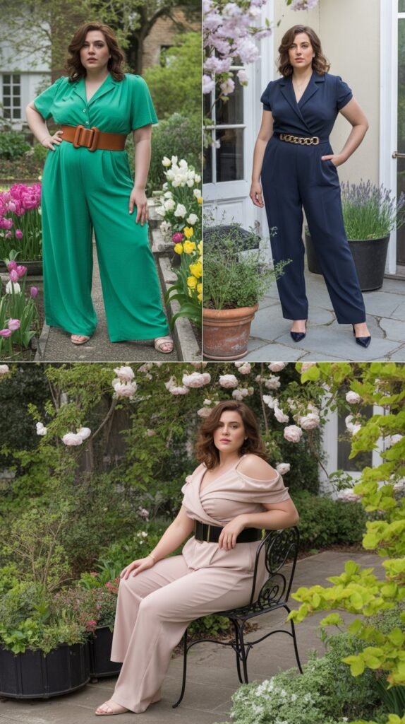 Jumpsuit with Statement Belt