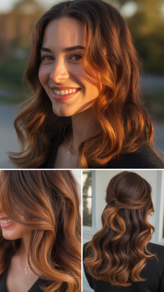 Amber Highlights for Rich Warmth