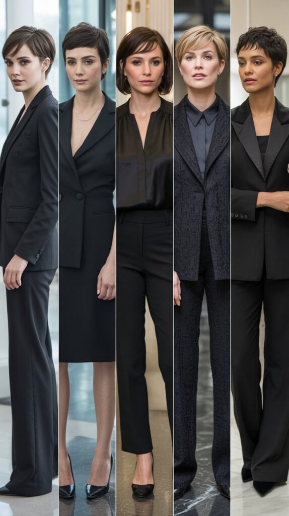  The All-Black Professional Uniform