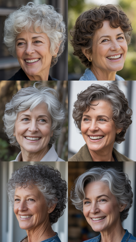 Curly and Wavy Short Styles