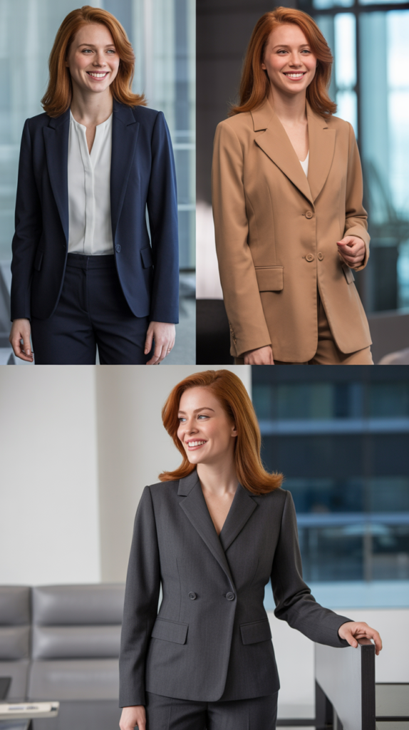 Structured Blazers as Statement Pieces