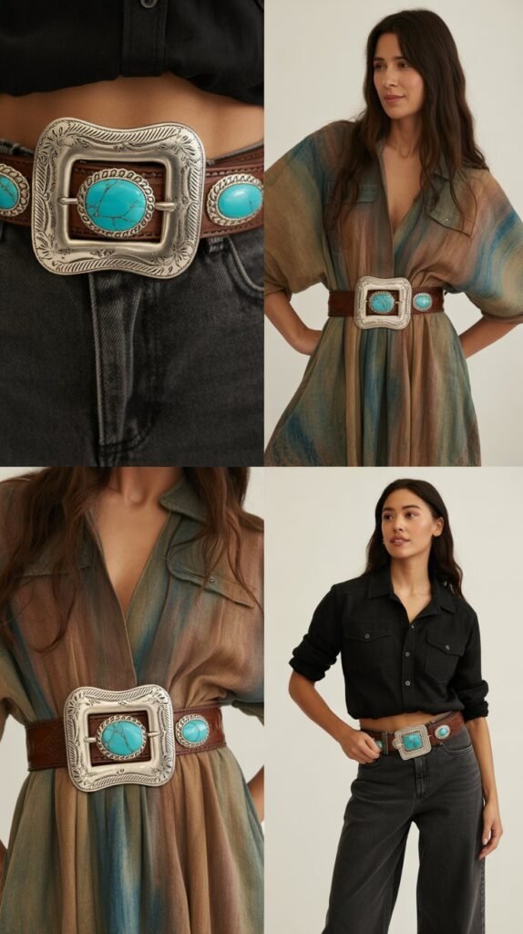 Western Belt As Statement Accessory